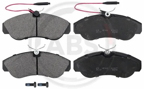 Brake Pad Set, disc brake (36884)