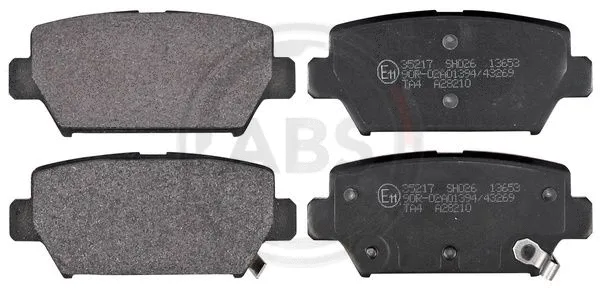 Brake Pad Set, disc brake (35217)