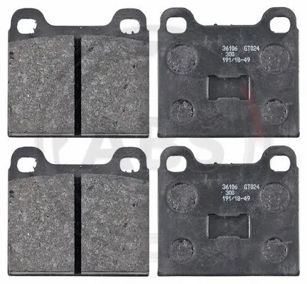 Brake Pad Set, disc brake (36106)