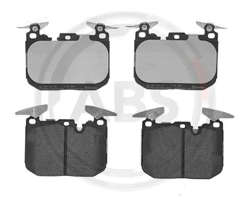 Brake Pad Set, disc brake (P06088)