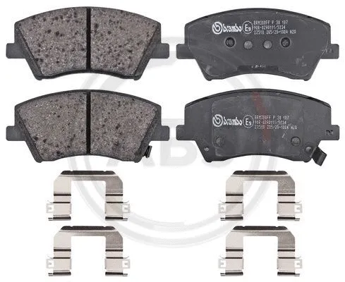 Brake Pad Set, disc brake (P30107)