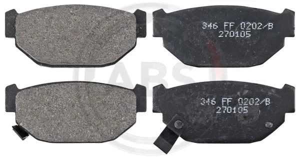 Brake Pad Set, disc brake (36614)