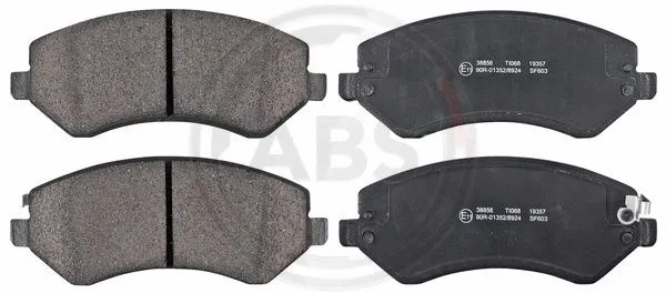 Brake Pad Set, disc brake (38856)