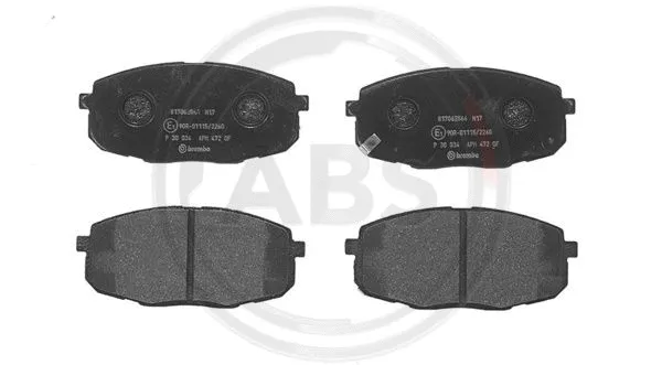 Brake Pad Set, disc brake (P30034)