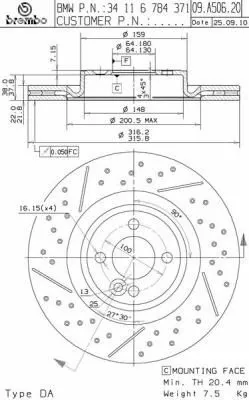 Brake Disc (09.A506.21)
