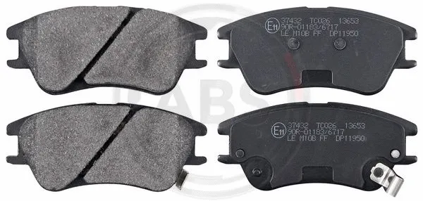 Brake Pad Set, disc brake (37432)