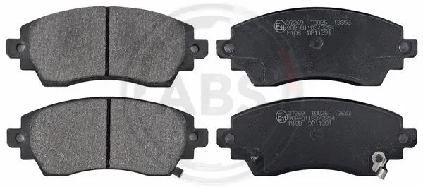 Brake Pad Set, disc brake (37269)
