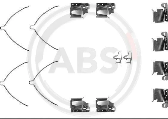 Accessory Kit, disc brake pad (1268Q)