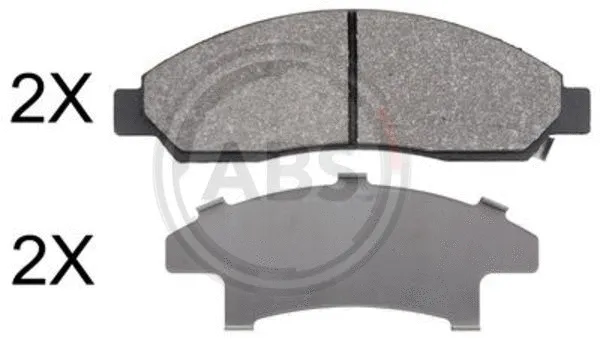 Brake Pad Set, disc brake (37851)