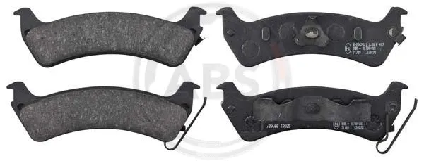 Brake Pad Set, disc brake (38666)