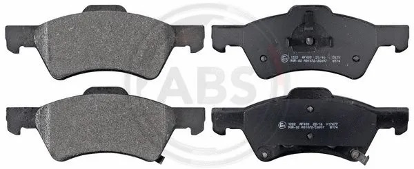 Brake Pad Set, disc brake (38857)