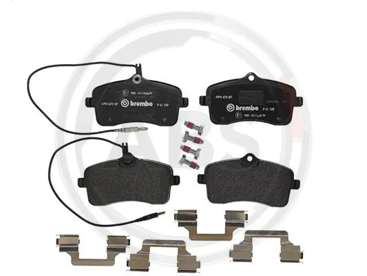 Brake Pad Set, disc brake (P61109)