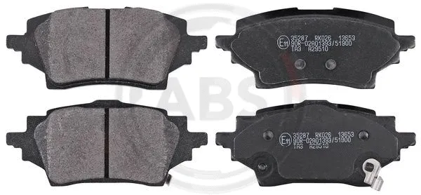 Brake Pad Set, disc brake (35287)