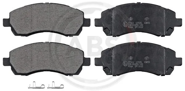 Brake Pad Set, disc brake (37163)