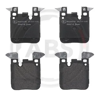 Brake Pad Set, disc brake (P06095)