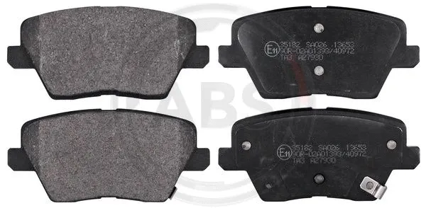 Brake Pad Set, disc brake (35182)