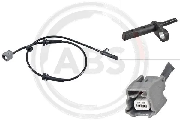 Sensor, wheel speed (31640)