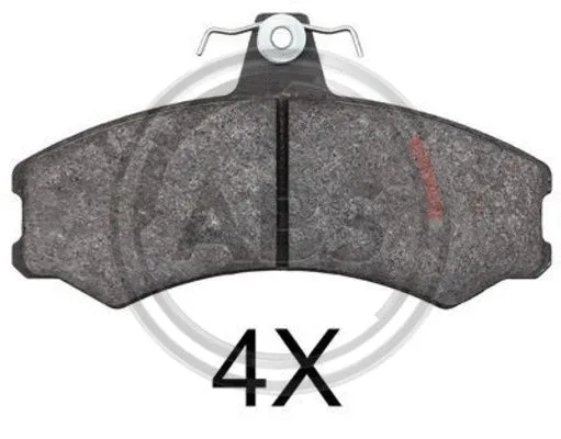 Brake Pad Set, disc brake (37826)