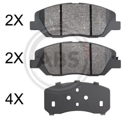 Brake Pad Set, disc brake (37880)