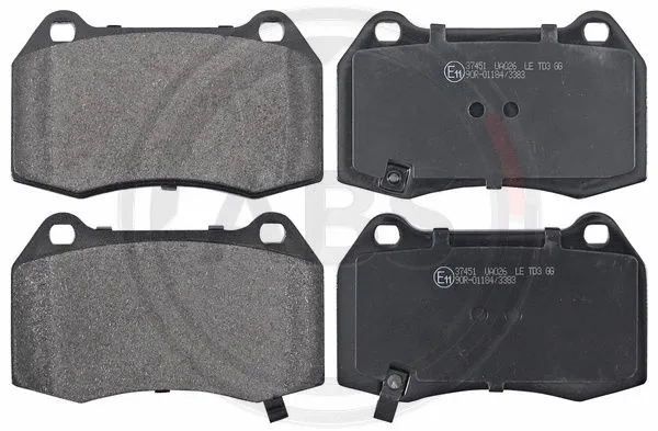 Brake Pad Set, disc brake (37451)
