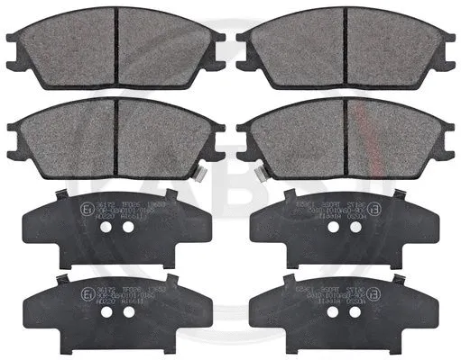 Brake Pad Set, disc brake (36172)