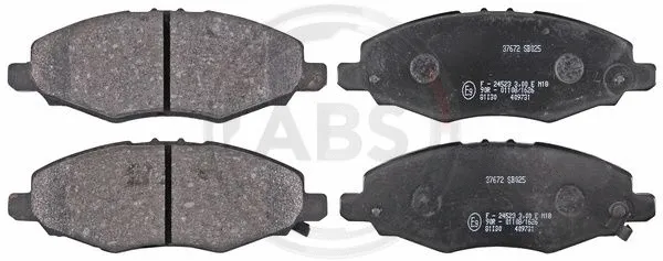 Brake Pad Set, disc brake (37672)