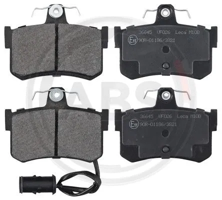 Brake Pad Set, disc brake (36645)