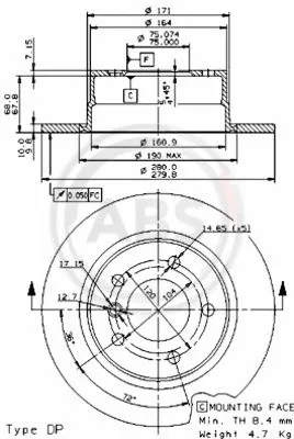 Brake Disc (08.9859.81)
