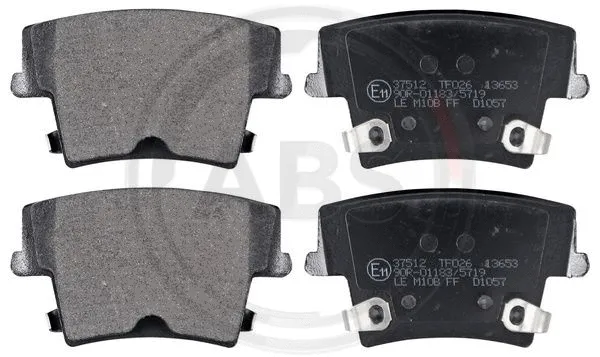 Brake Pad Set, disc brake (37512)