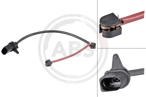 Warning Contact, brake pad wear (39968)