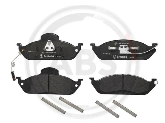Brake Pad Set, disc brake (P50039)