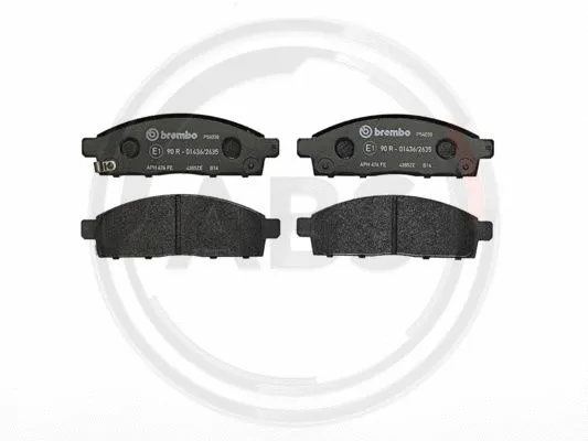 Brake Pad Set, disc brake (P54038)