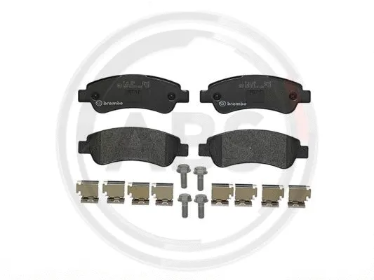 Brake Pad Set, disc brake (P61091)