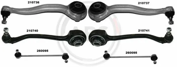 Repair Kit, control arm (219904)