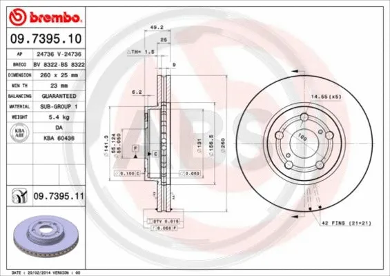 Brake Disc (09.7395.11)