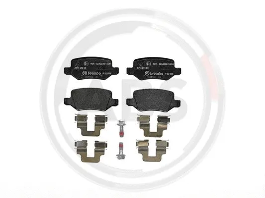 Brake Pad Set, disc brake (P50058)