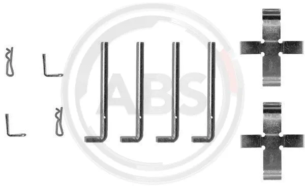 Accessory Kit, disc brake pad (0968Q)