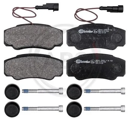 Brake Pad Set, disc brake (P56122)