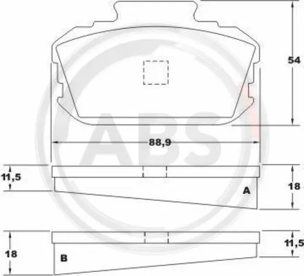 Brake Pad Set, disc brake (36101)