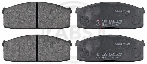 Brake Pad Set, disc brake (36484)