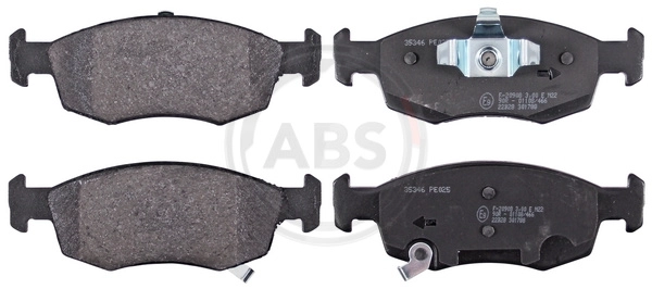 Brake Pad Set, disc brake (35346)