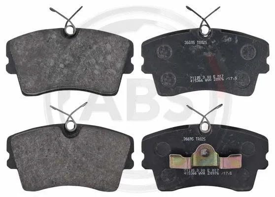 Brake Pad Set, disc brake (36695)