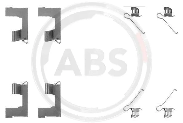 Accessory Kit, disc brake pad (1179Q)