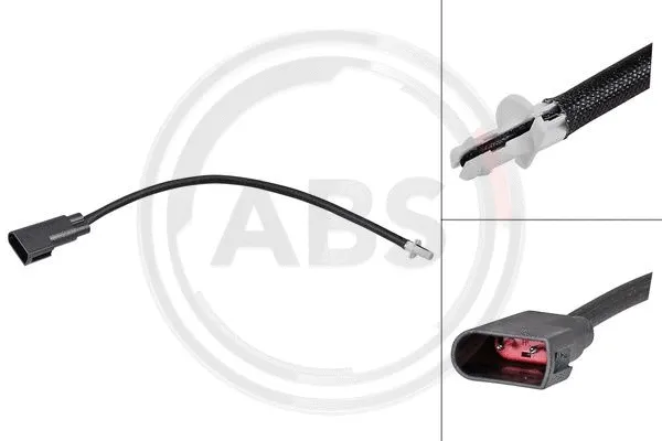 Warning Contact, brake pad wear (39400)