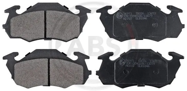 Brake Pad Set, disc brake (36971)