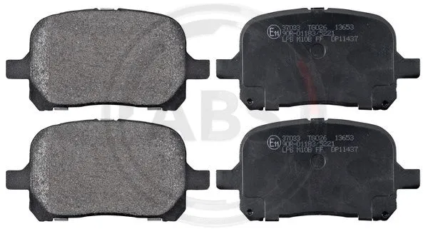 Brake Pad Set, disc brake (37033)