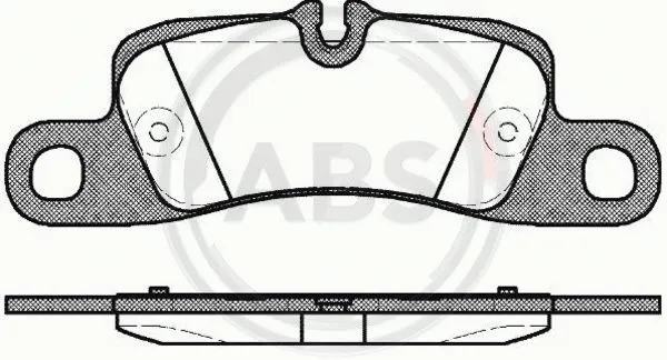 Brake Pad Set, disc brake (37725)