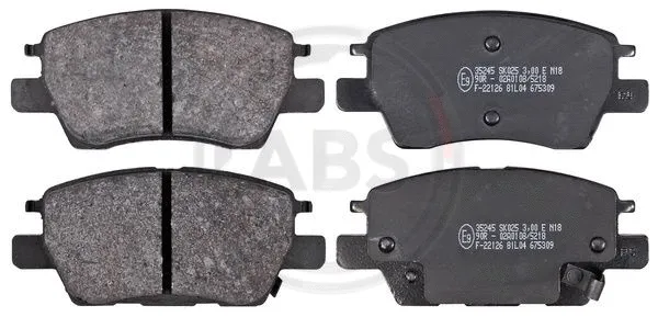 Brake Pad Set, disc brake (35245)