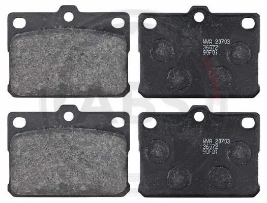 Brake Pad Set, disc brake (36072)