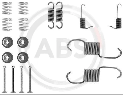 Accessory Kit, brake shoes (0696Q)